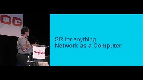 Segment Routing IPv6 The Network as A Computer and deployment use cases with Comcast