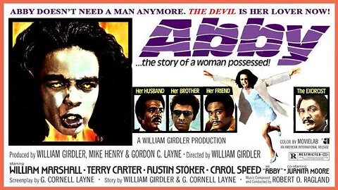 William Girdler ABBY 1974 Professional Woman is Possessed by an Evil Unholy Demon TRAILER & FULL MOVIE