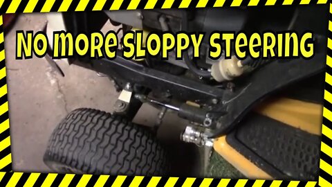 How to fix loose steering on a Cub cadet 3200 #cubcadet #smallenginerepair