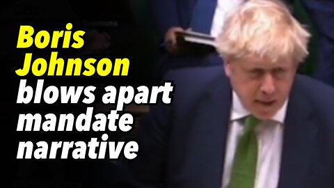 Boris Johnson blows apart mandate narrative