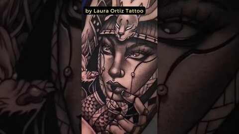 Stunning work by Laura Ortiz Tattoo #shorts #tattoos #inked #youtubeshorts