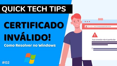 Resolvendo o erro de Certificado Inválido no Windows para sites padrão ICP BRASIL