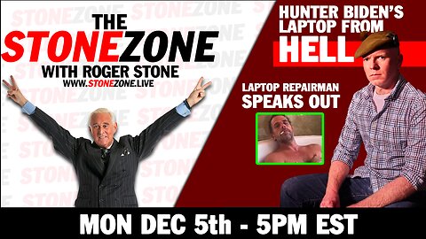 HUNTER BIDEN LAPTOP REPAIRMAN SPEAKS OUT - The StoneZONE with Roger Stone LIVE