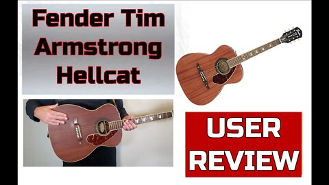 Walkthrough on My Tim Armstrong Hellcat Fender Acoustic Guitar