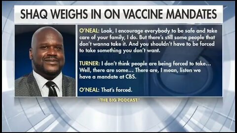 NBA's Shaq Comes Out AGAINST Vaccine Mandates