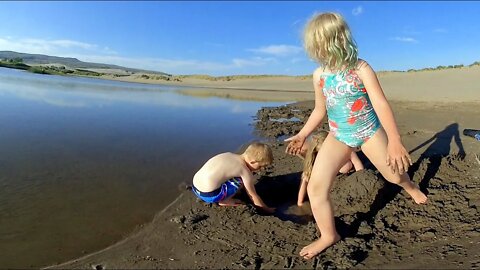 Swimming at the Sand Dunes in 3D VR