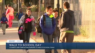 Today is Walk to School Day