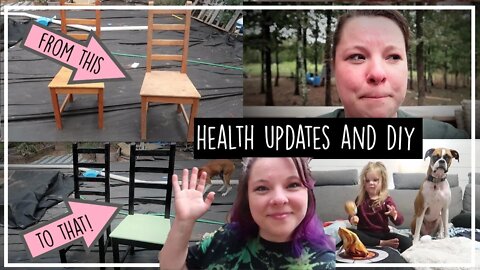 Remodeling Chairs//Audrey's Birthday//More Health Updates