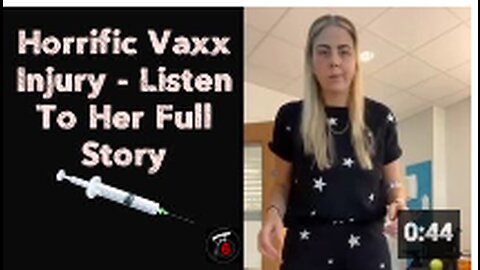 Horrific Vaxx Injury 💉👀