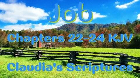 The Bible Series Bible Book Job Chapters 22-24 Audio