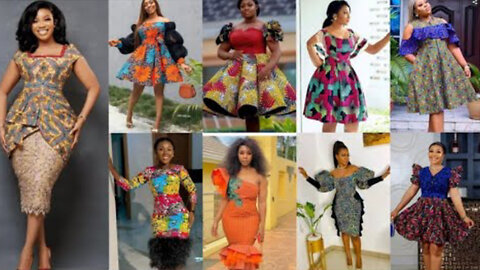 Short Ankara Gown Styles Ideas For Gorgeous Ladies