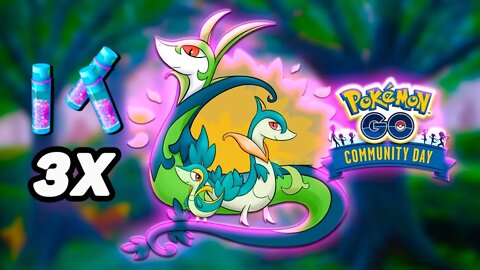 SNIVY SHINY! DIA DA COMUNIDADE! POKÉMON GO