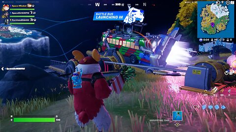 Fortnite Chapter 4 New battle bus(Winterfest2022)