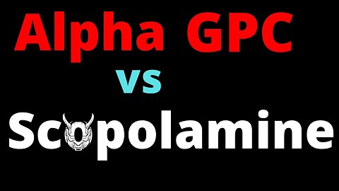 Scientists tested Alpha GPC against Memory-Wrecking Scopolamine