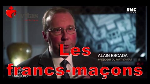 Alain Escada tire à boulets rouges sur la franc-maçonnerie.