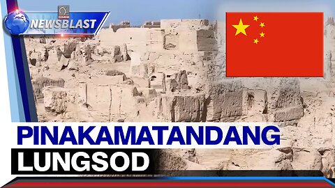 Pinakamatandang lungsod sa buong mundo na yari sa adobe, matatagpuan sa Xianjiang, China