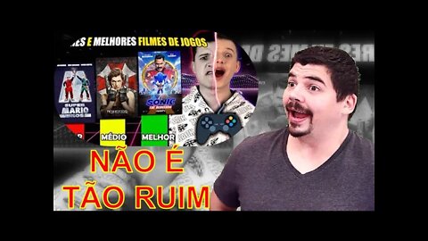 REACT PIORES e MELHORES Filmes BASEADOS em JOGOS DE VÍDEO-GAME - Projeto Corneta - MELHOR DO MUNDO