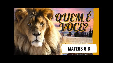 Seja louco por YESHUA! Quem é você? Identidade é gerada no secreto.