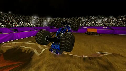 BeamNG Monster Jam Front Flip Back Flips From Las Vegas