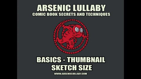 A lesson in Comic Book Illustration BASICS- thumbnail sketch size and dimensions