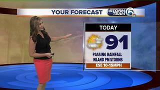 Thursday midmorning forecast