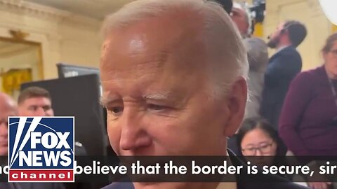 WATCH: Biden makes stunning admission about border crisis