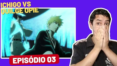 React BLEACH: Thousand-Year Blood War Epi 3 | Ichigo vs Quilge Opie (PT-BR 🇧🇷)