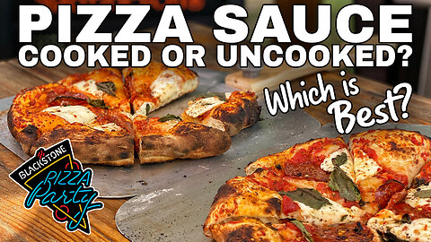 Cooked vs Raw Pizza Sauce: Which is Best? | Pizza Party | Blackstone Pizza Oven