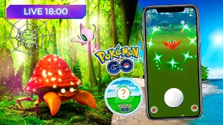 🕕 PARAS SHINY! DOBRO DE DOCES AO CAPTURAR POKÉMON! Hora do Holofote! Pokémon GO!