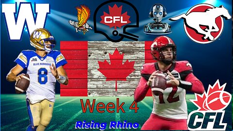 Winnipeg Blue Bombers Vs Calgary Stampeders Week 4 LIVE REACTION