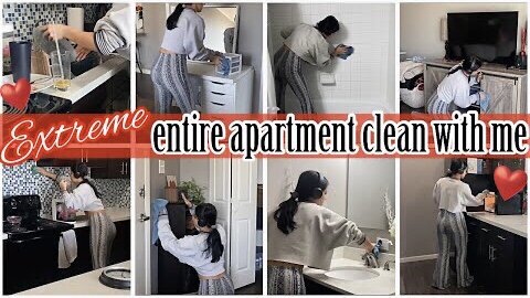 *NEW* ULTIMATE SPEED CLEANING MOTIVATION 2022💋| ENTIRE APARTMENT CLEAN WITH ME❣️| ez tingz