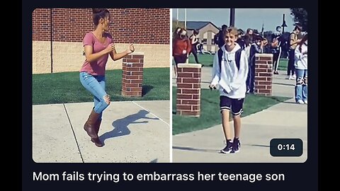 Mom Fails trying to Embarrass her teenage son