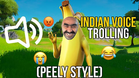 FUNNIEST Indian Voice Troll Fortnite Battle Royale!