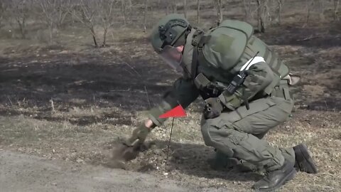 Russian Sappers Demining Farmland In Kherson Region