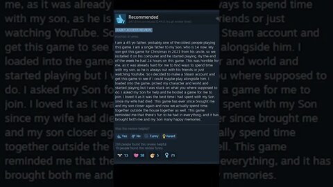 Phasmophobia STEAM Review (Wholesome DAD is happy again after wife died)