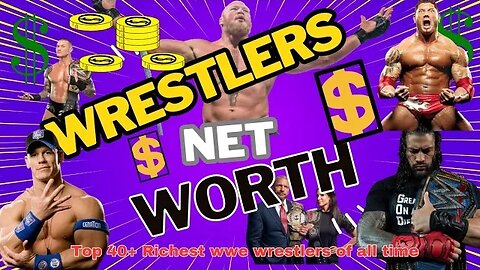 Net worth of wwe wrestlers | Richest wwe wrestlers of all time #wwe