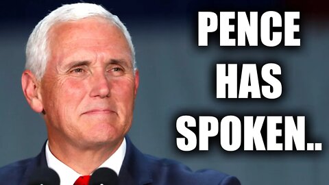 JUST IN: Mike Pence FINALLY Reveals The Truth...