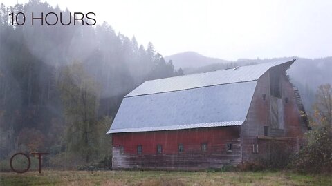 Rainy night at the old barn | Soothing Rain Sounds For Sleeping | Relaxation | Studying | 10 HOURS