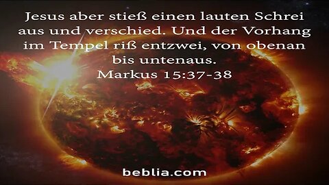 Markus 15:37-38 - Heiliger Bibelvers #Bibel #Kirche #Gott #Jesus [SD]