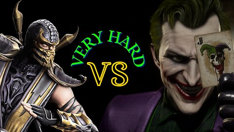 mortal kombat 11 scorpion vs joker very hard