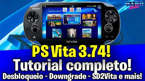 [PSVITA] Mod completo na 3.74! Downgrade para 3.65, SD2VITA, Apps e plugins e muito mais!