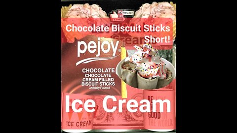 Chocolate Cream Filled Biscuit Sticks Ice Cream Short!