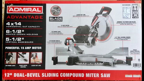 Harbor Freight 12" Dual-Bevel Sliding Compound Miter Saw Review