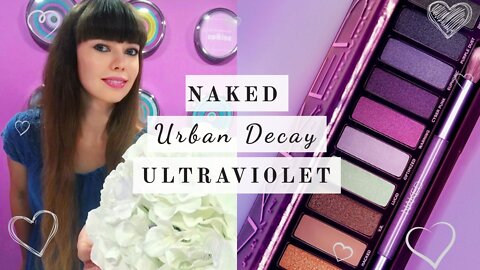 NAKED ULTRAVIOLET PALETTE // НОВАЯ ПАЛЕТКА ОТ URBAN DECAY – РАСПАКОВКА И СВОТЧИ // ELATTAN