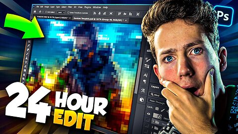 I Spent 24 HOURS on this Photoshop Edit | Photoshop Challenge