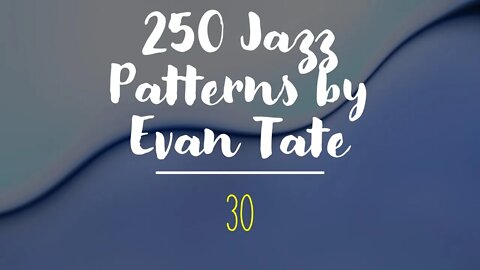 [TRUMPET JAZZ METHOD] 250 jazz patterns - Preliminary Patterns 030