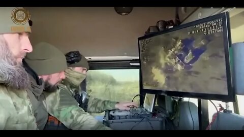 Chechen fighters destroying targets with drones (P3)