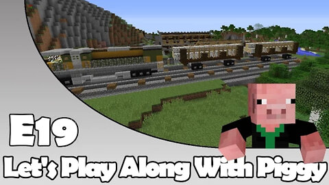 Minecraft - Of Cranes And Pits - Let's Play Along With Piggy Episode 19