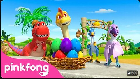 Tyrannosaurus Rex and 23+ songs| Dinosaur Songs | + Compilation | Pinkfong Songs for Children