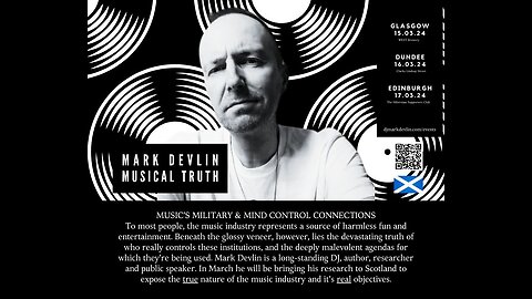 REMINDER - SCOTLAND MINI SPEAKING TOUR, THIS MONTH